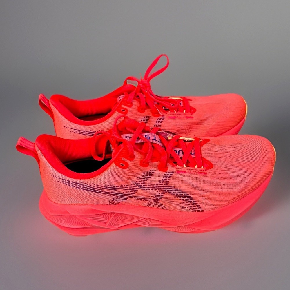Asics Bright Pink Athletic Running Sneakers